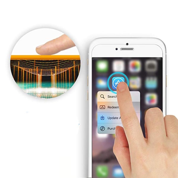 10-PACK Skærmbeskytter Standard Screen-Fit HD-Clear til iPhone 6/6S Transparent/Genomskinlig