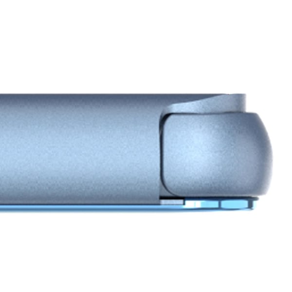 iPhone X/XS - Genomtänkt Stilrent Fodral (LEMAN) Himmelsblå