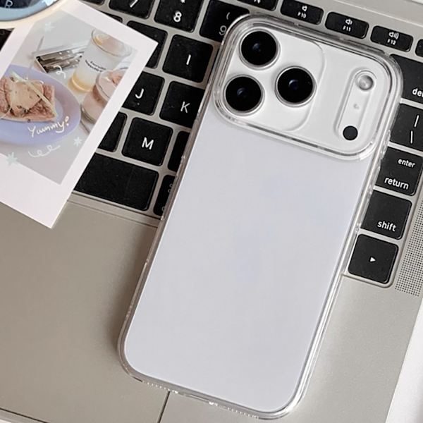 iPhone 17 Pro Max - Transparent Stötdämpande Silikonskal