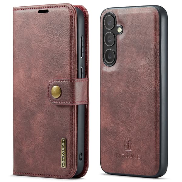 Samsung Galaxy S24 - 2-i-1 Plånboksfodral i Premium Läder Blå