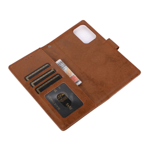 Samsung Galaxy A53 5G - Robust LEMAN Plånboksfodral Brown