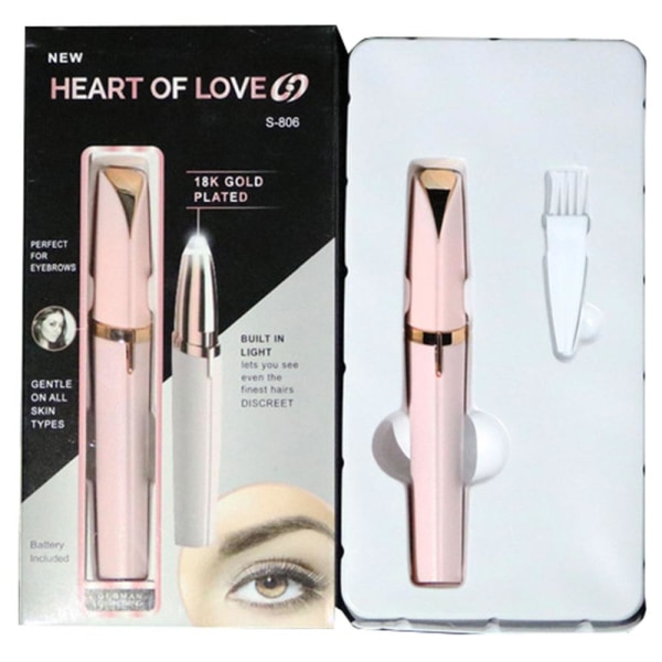 Elegant Praktisk Skånsom Epilator Röd