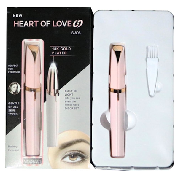 Elegant Praktiskt Skonsam Epilator Röd
