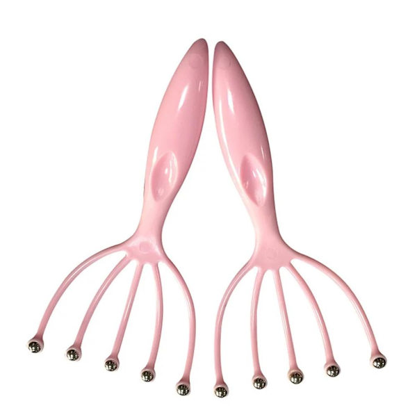 Stimulerande Huvudmassage Verktyg Rosa