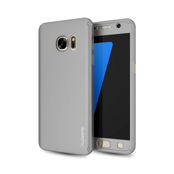 Praktiskt Skyddsfodral för Galaxy S8+ (2 delar) Silver/Grå