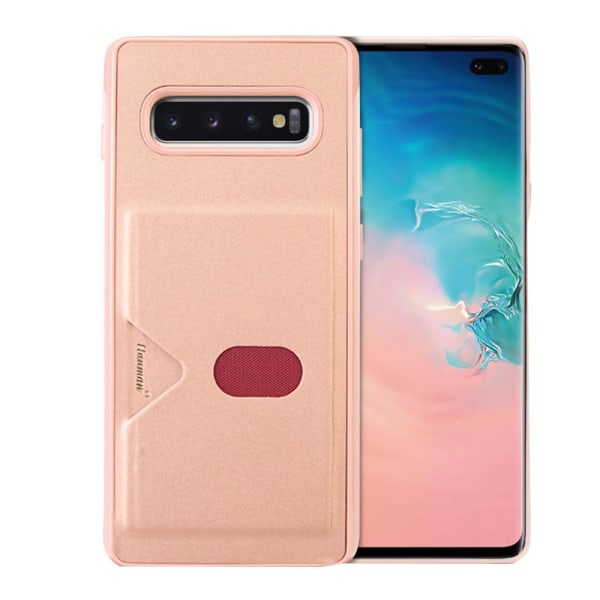 Samsung Galaxy S10 Plus - Praktiskt Stilsäkert Skal (HANMAN) Grå