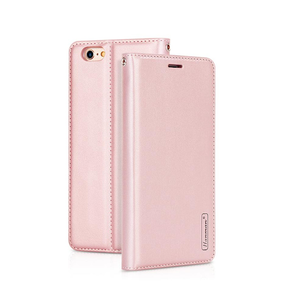 Hanman Plånboksfodral till iPhone 6/6S Plus Rosaröd