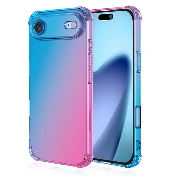 iPhone 17 Air - Smart Skyddsskal i silikon Clear