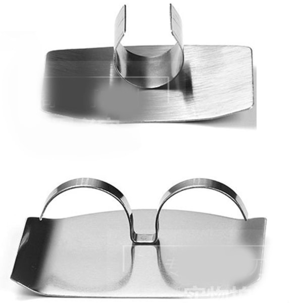 Slitesterk fingerbeskyttelse for kjøkken i rustfritt stål Silver Mellan