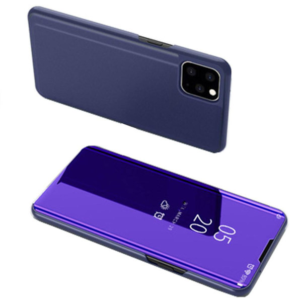 iPhone 11 Pro Max - Effektfullt Genomtänkt LEMAN Fodral DarkPurple Lilablå