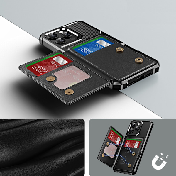 iPhone 12 Pro Max Plånboksfodral  Slimmad & Smidig Design