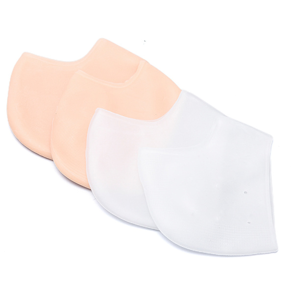 Stötdämpande Silikon Hälinlägg (1-Par) Beige Utan Hål