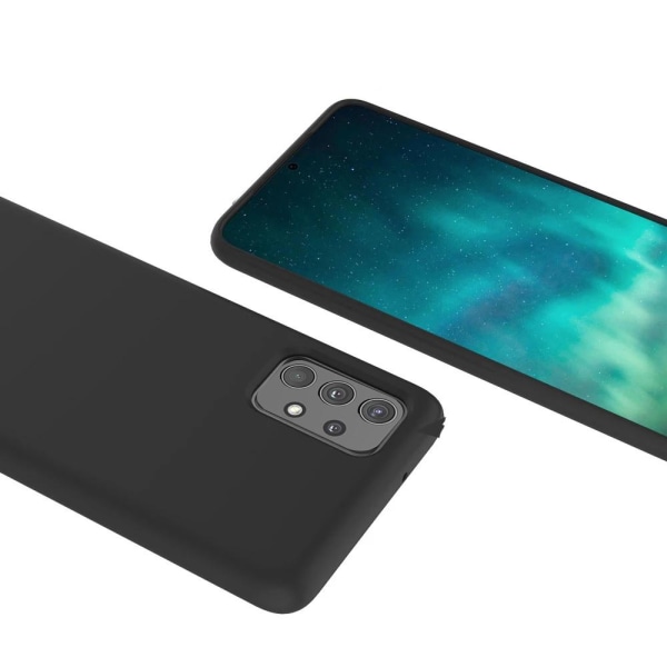 Samsung Galaxy A32 - Mattbehandlat Silikonskal Black