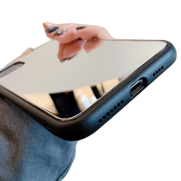 Samsung Galaxy A71 - Beskyttelsescover med spejleffekt Silver Silver