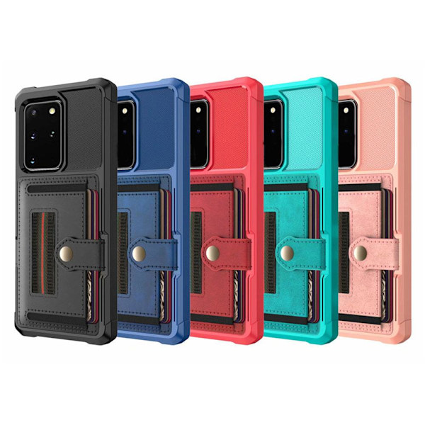 Samsung Galaxy S20 Plus - Professionelt cover med kortrum Grön