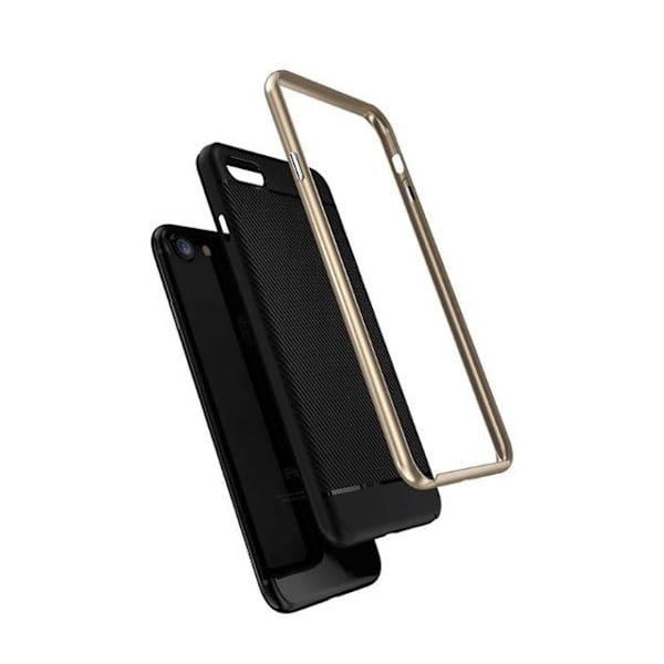 iPhone 8 - NANO-HYBRID-Stötdämpande skal från FLOVEME Svart