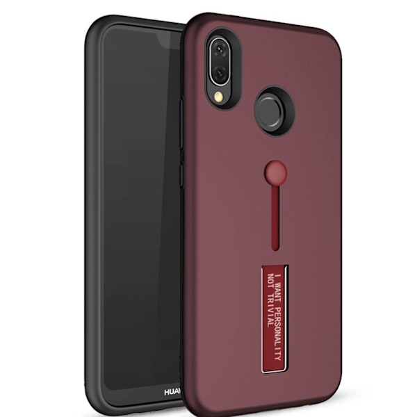 Huawei P20 Lite - Stilrent Stötdämpande Skal Silikonring Guld