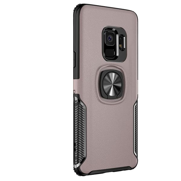 Samsung Galaxy S8+ - Stilrent Skal med Ringhållare Röd Röd