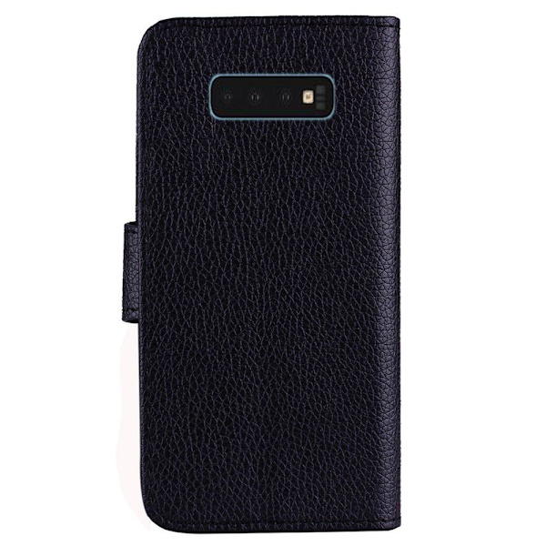 Praktiskt Fodral med Plånbok till Samsung Galaxy S10 Plus Blå