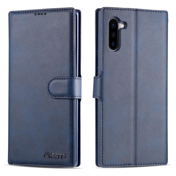 Samsung Galaxy Note10 - Praktiskt Yazunshi Plånboksfodral Blå