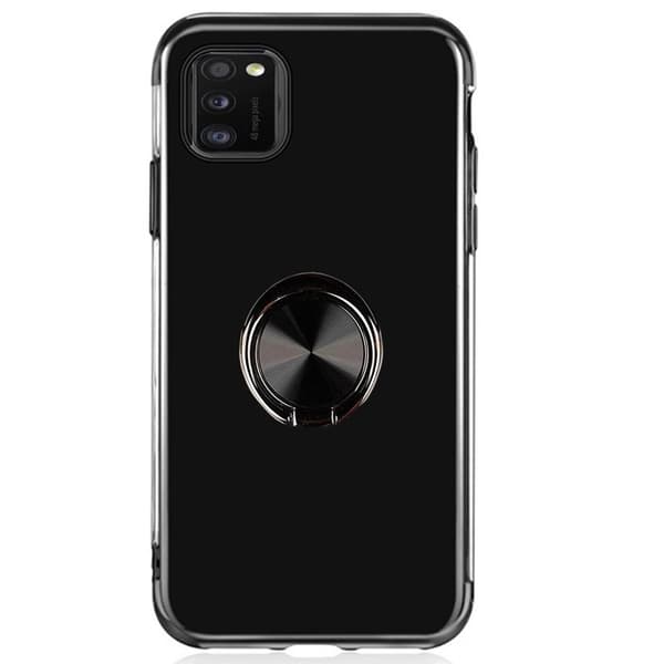 Samsung Galaxy A41 - Beskyttelsescover med ringholder Blå