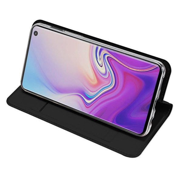 DUX DUCIS Stilrent Fodral med Kortfack - Samsung Galaxy S10e Roséguld