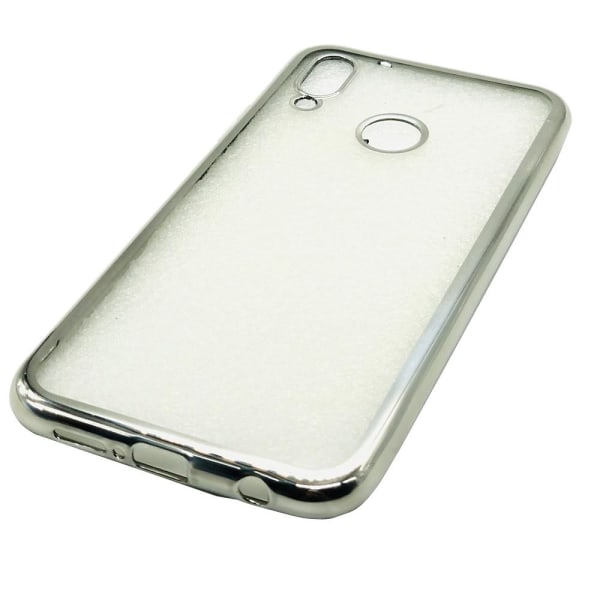 Samsung Galaxy A40 - Effektivt silikonecover fra FLOVEME Silver Silver