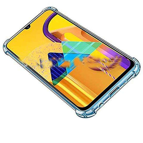 Samsung Galaxy A21S - Floveme Silikonskal Transparent/Genomskinlig