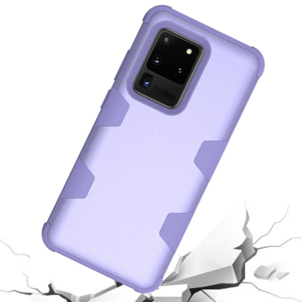 Samsung Galaxy S20 Ultra - Beskyttelsescover LEMAN Turquoise Aquablå/Grå