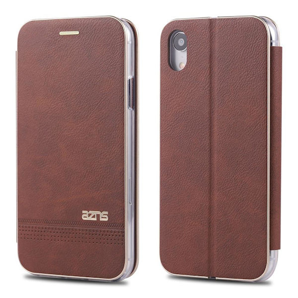 iPhone X/XS - Exklusivt Praktiskt Plånboksfodral (YAZUNSHI) Svart
