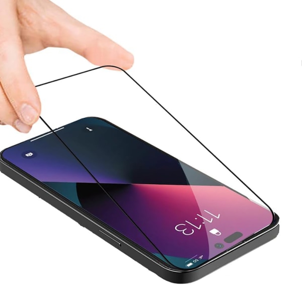 Splitter-sikker anti-fingeraftryk skærmbeskytter 0,3 mm til iPhone 15 Transparent