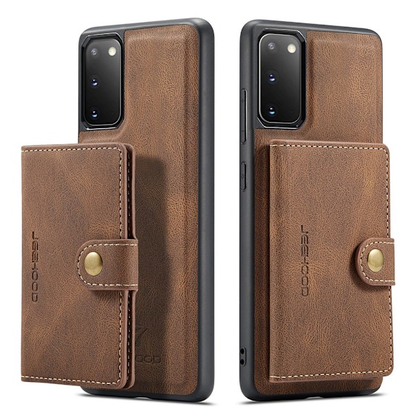 Samsung Galaxy S20 FE - Skal med Kortfack i Lyxig design Grön