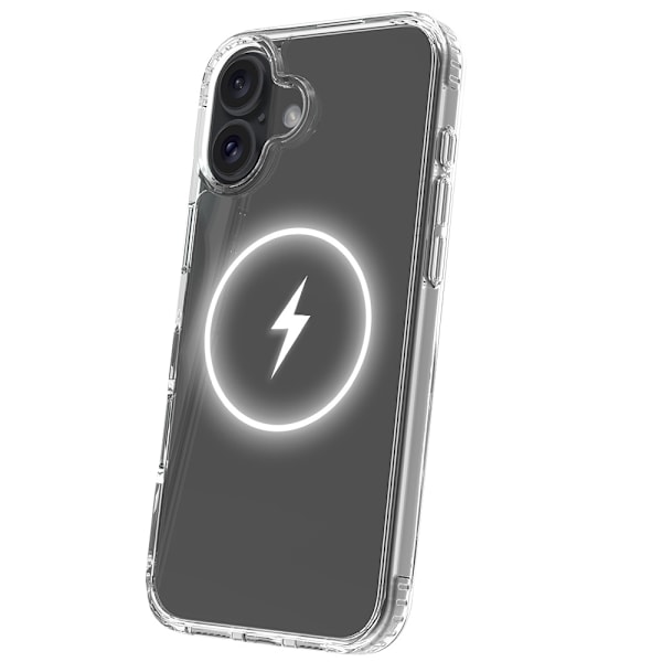 iPhone 16 Plus - Kristallklar Design och Säker Laddning