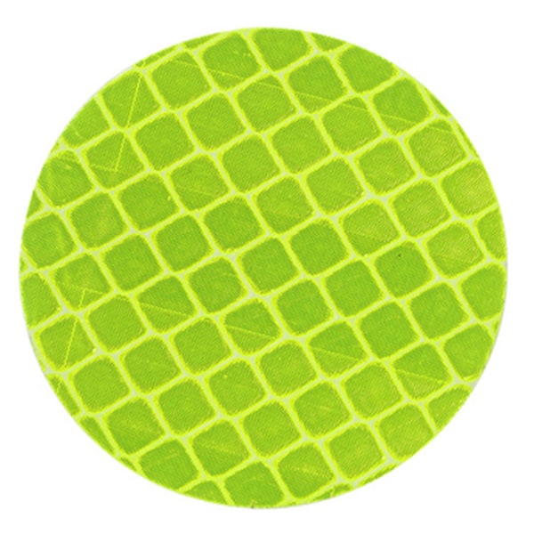 5-Pack Reflekterande Cirkel Reflexer Grön
