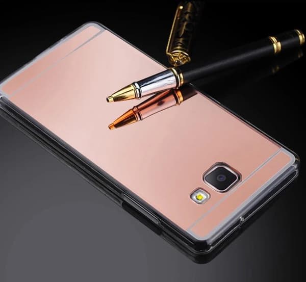 Samsung Galaxy A5 (2016) SKAL från LEMAN med Spegeldesign Svart