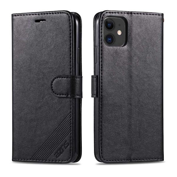iPhone 12 Mini - Pl�nboksfodral (Yazunshi) Brun