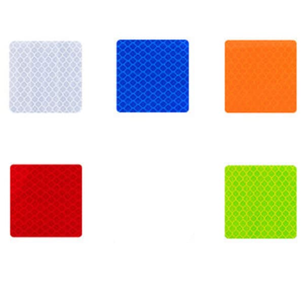 5-Pack Fyrkantiga Reflex Remsor Blå