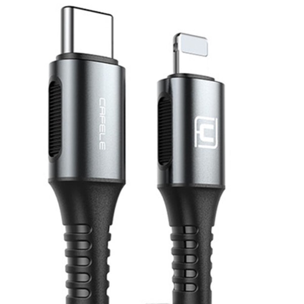 Laddningskabel Type-C till Lightning (1.2M) Grå