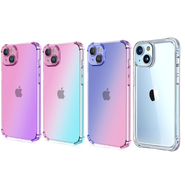 IPhone 15 plus - Smart Skyddsskal i silikon Transparent