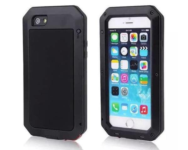 HEAVY DUTY Shock Drop (Stryktålig) Aluminum för iPhone 8Plus Silver/Grå