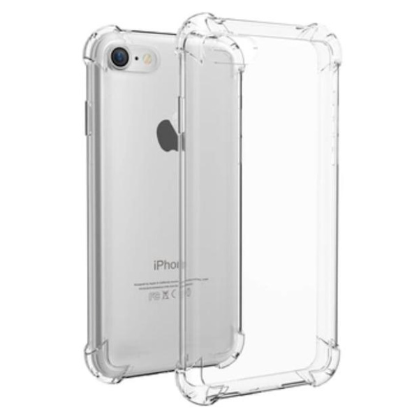 Praktiskt silikonskal med extra tjocka h�rn f�r iPhone 6/6s PLUS Silver/Grå