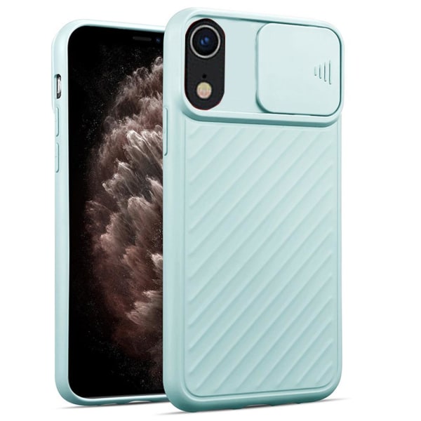 iPhone XR - Tyylikäs ja harkittu kuori KAMERAN SUOJAUKSELLA Grön