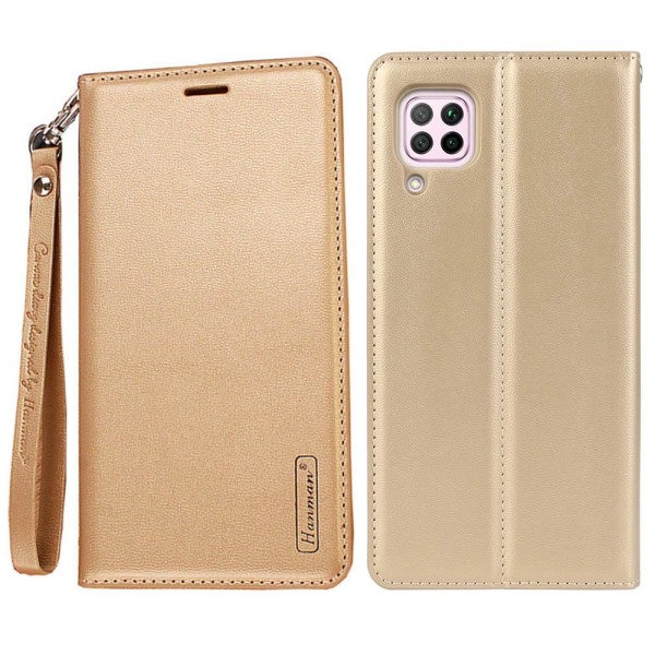 Samsung Galaxy A42 - HANMAN Plånboksfodral Guld