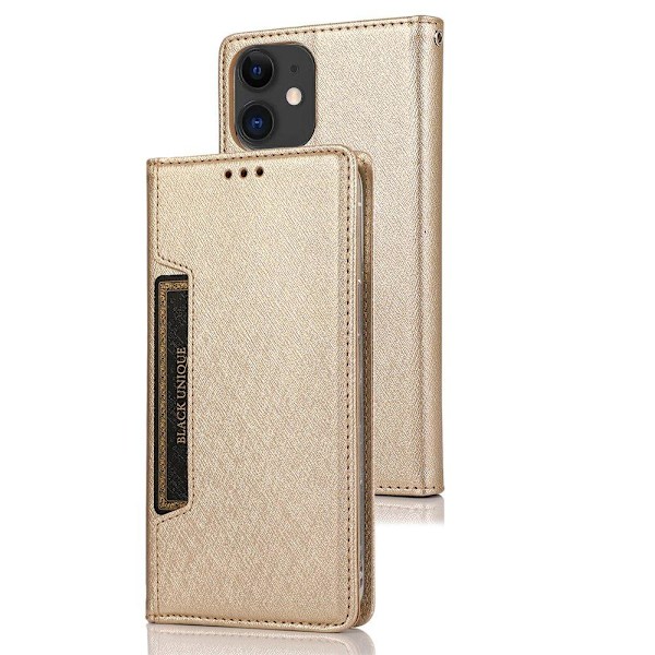 iPhone 12 Mini - Stilfuldt Floveme pung etui Roséguld