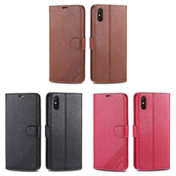 Xiaomi Redmi 9AT - Plånboksfodral Brun