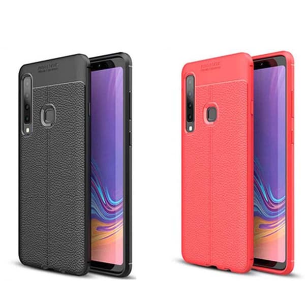 Samsung Galaxy A9 2018 - Stilsäkert Auto Focus Skal Grå Grå