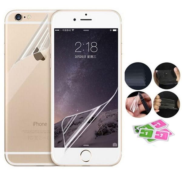 Framsida & Baksida Skärmskydd PET 9H 0,2mm iPhone SE (2020) Transparent