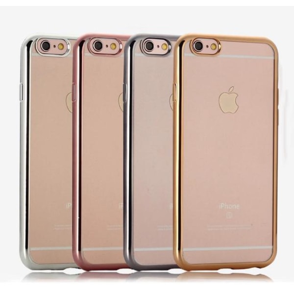 iPhone 6/6S - Stilig silikondeksel fra LEMAN Guld