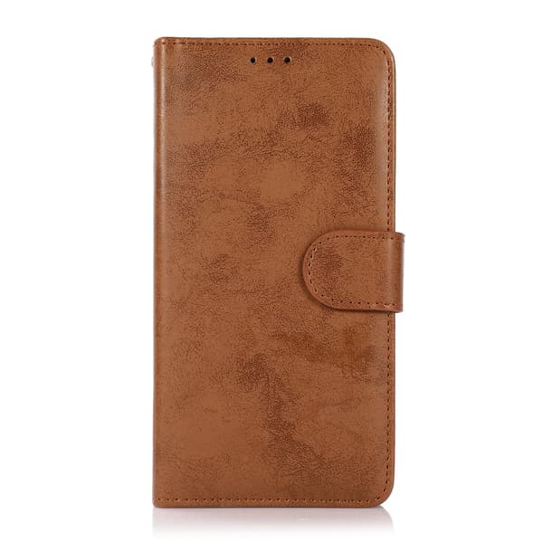 Samsung Galaxy S21 FE - LEMAN Wallet etui Brun