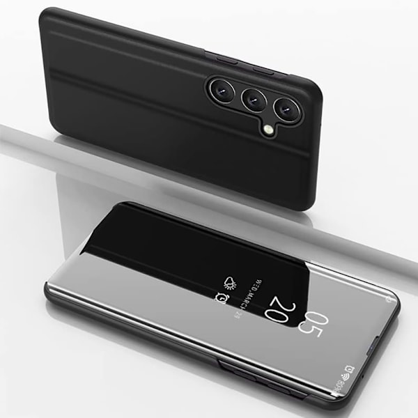 Snyggt spegelvänt fodral för Samsung Galaxy A05S Lilablå